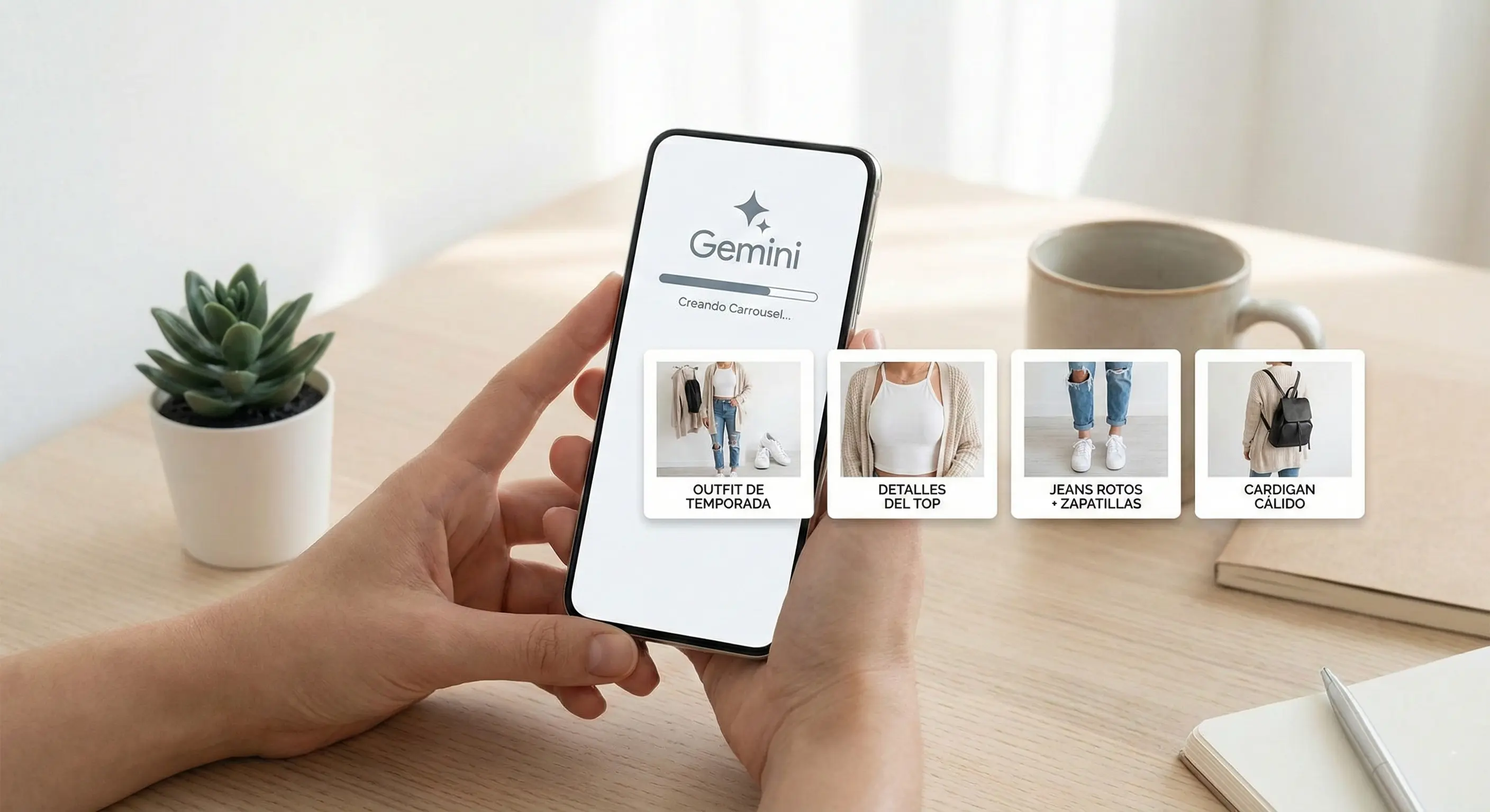 Automatización de contenido con Gemini Gems y Carrouseles